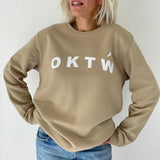 Sand  O K T W  Sweatshirt