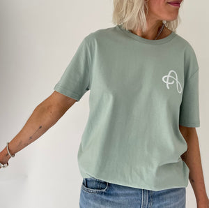 Aloe Green spaghetti A. T-shirt