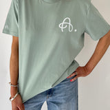 Aloe Green spaghetti A. T-shirt