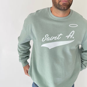 Aloe Green Saint A. Sweatshirt