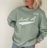 Aloe Green Saint A. Sweatshirt