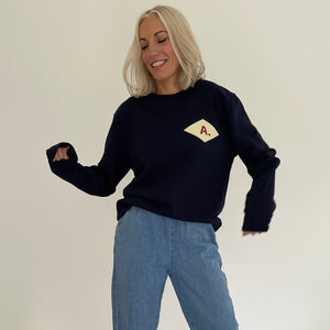 Regal Navy Vintage Flag Sweatshirt