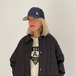 Regal Navy Letterman Cap