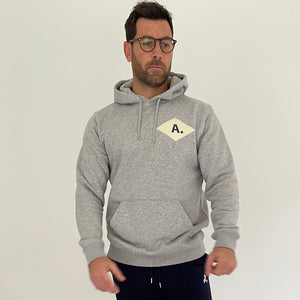 Heather Grey Vintage Flag Sweatshirt